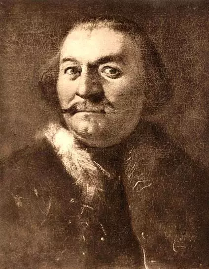 Gróf Gvadányi József öregkori portréja